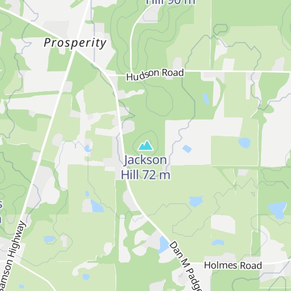 Map of Jackson Hill