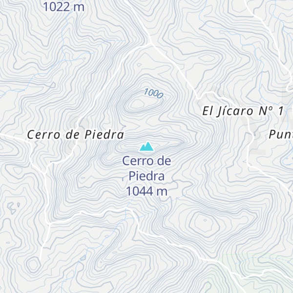 Map of Cerro de Piedra