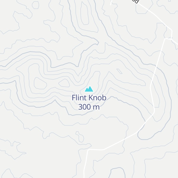 Map of Flint Knob