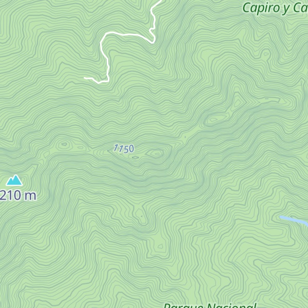 Map of Cerro de Calentura