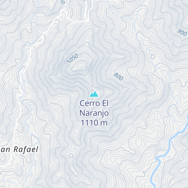 Map of Cerro El Naranjo