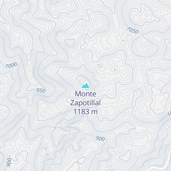 Map of Monte Zapotillal