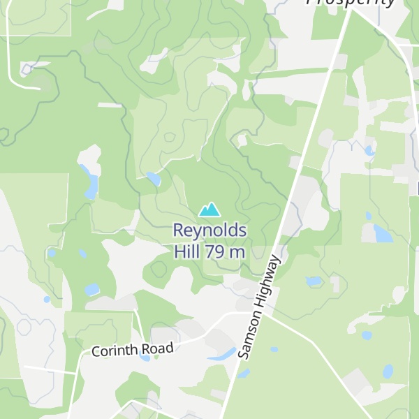 Map of Reynolds Hill