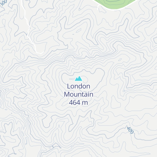 Map of London Mountain