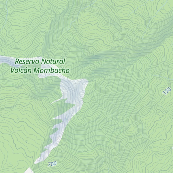 Map of Volcán Mombacho