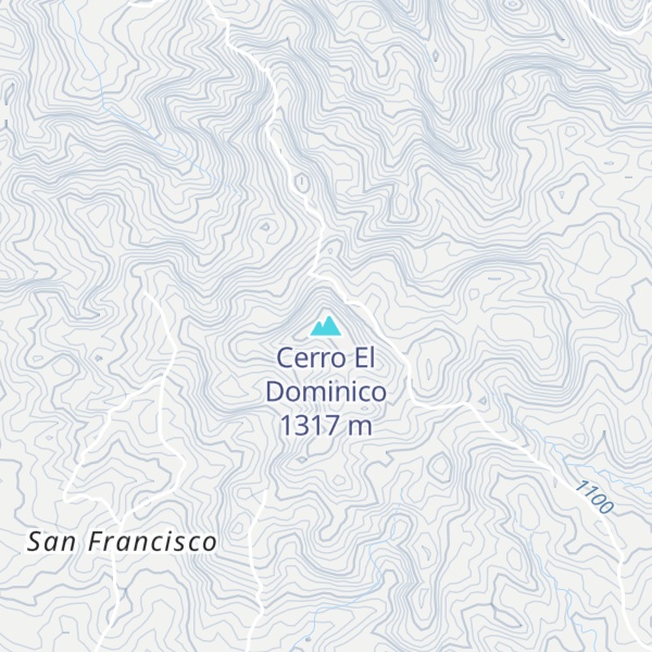 Map of Cerro El Dominico