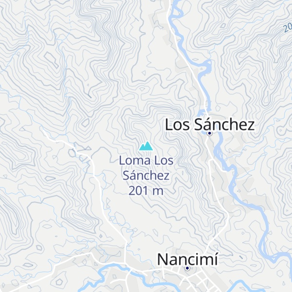 Map of Loma Los Sánchez