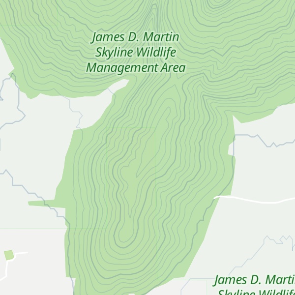 Map of Garner Ridge