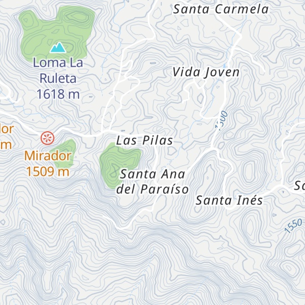 Map of Cabañas y Restaurante Los Alpes