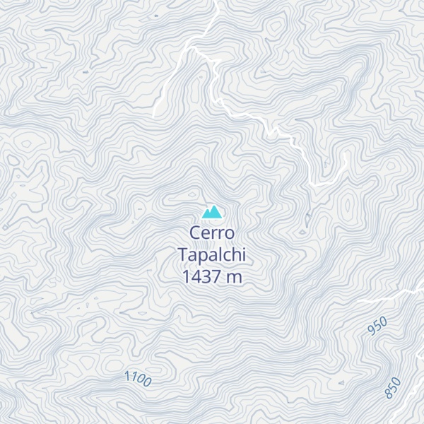 Map of Cerro Tapalchi