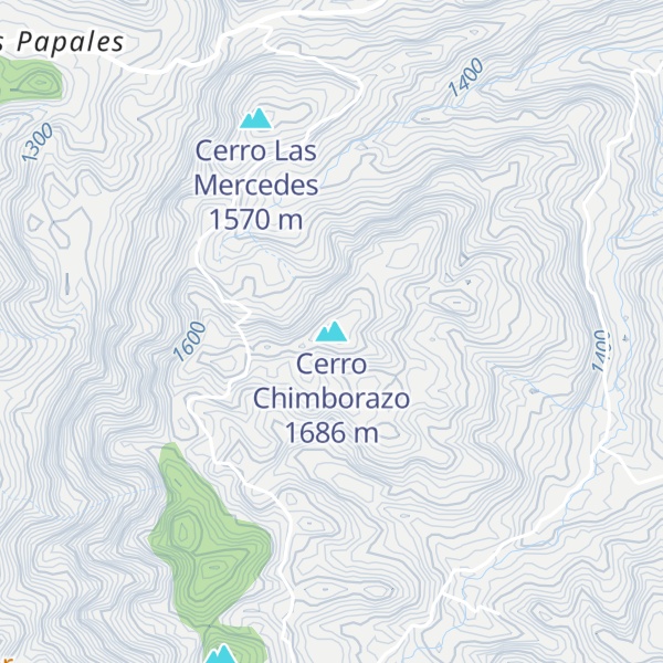 Map of Cerro Chimborazo