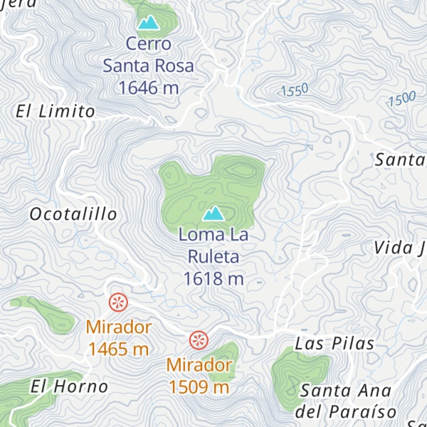 Map of Loma La Ruleta