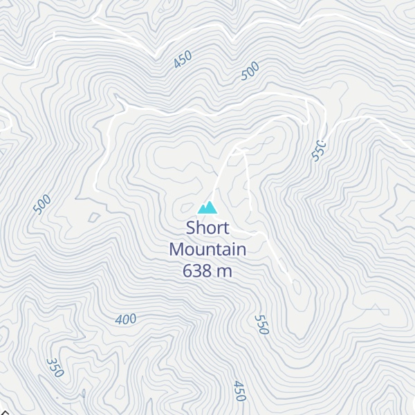 Map of Short Mountain