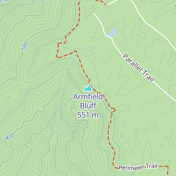 Map of Armfield Bluff
