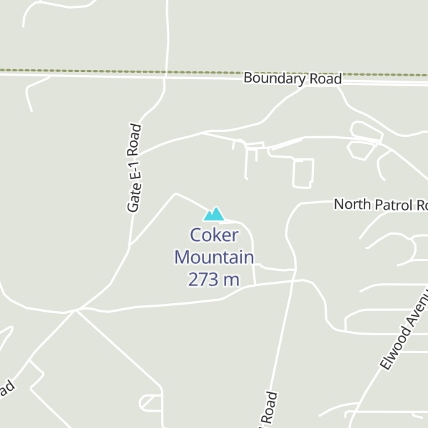 Map of Coker Mountain