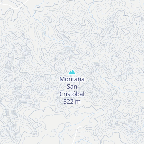Map of Montaña San Cristóbal