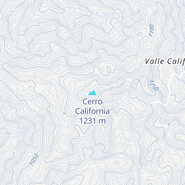 Map of Cerro California