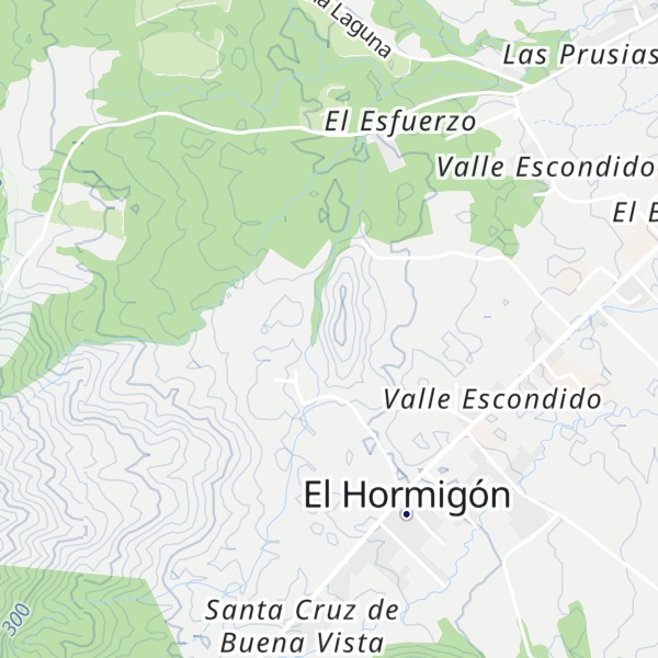 Map of Cerro El Chanal