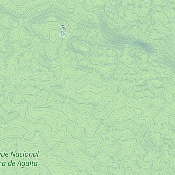 Map of Cerro Los Volcanes