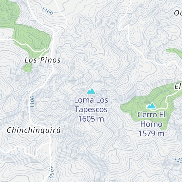 Map of Loma Los Tapescos