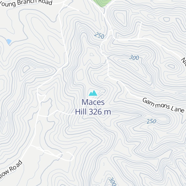 Map of Maces Hill