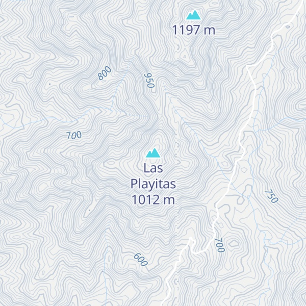 Map of Las Playitas