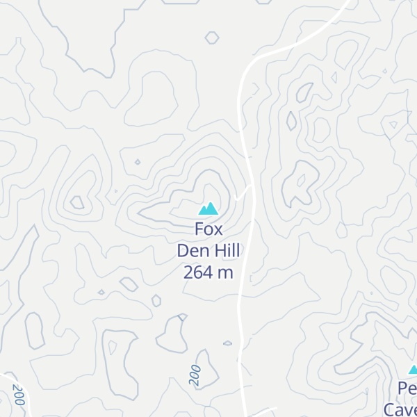 Map of Fox Den Hill