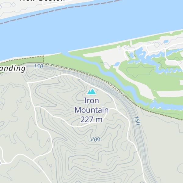 Map of Iron Mountain