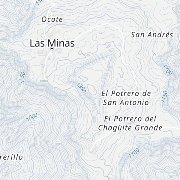 Map of Cerro La Montaña