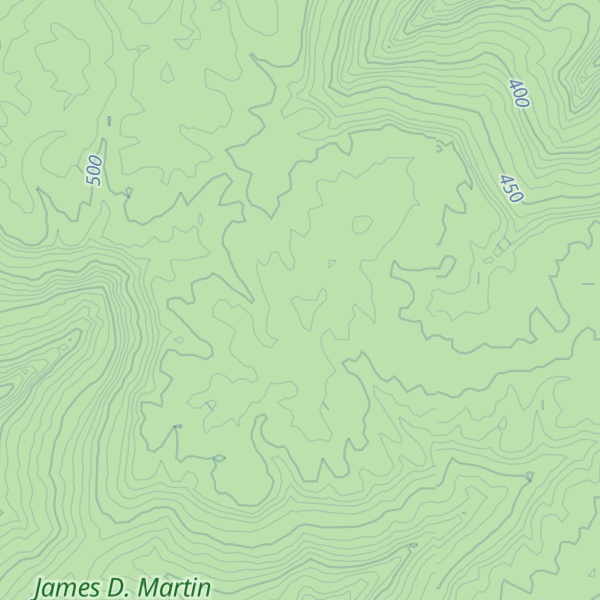 Map of Little Coon Mountain