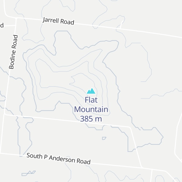 Map of Flat Mountain