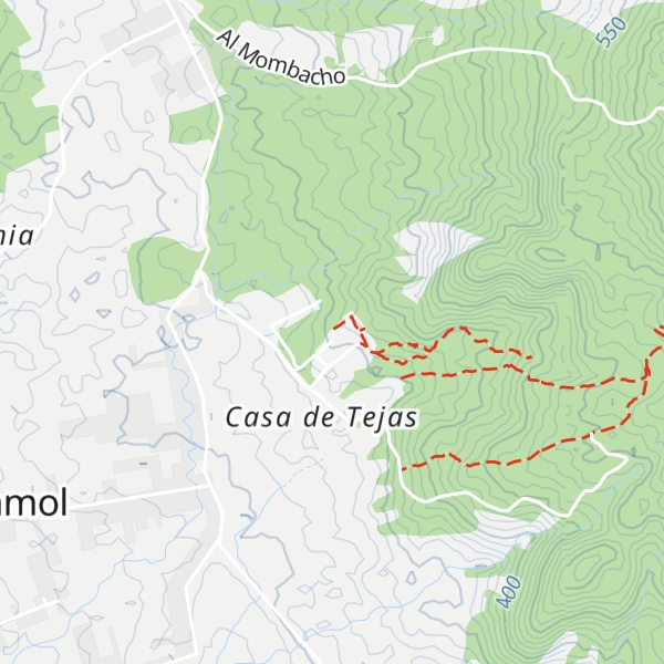 Map of Cabaña principal