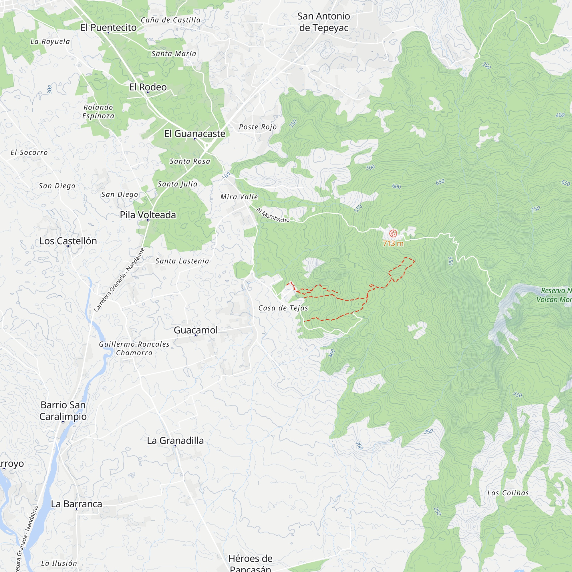 Cabaña principal map