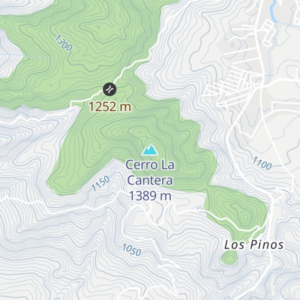 Map of Cerro La Cantera