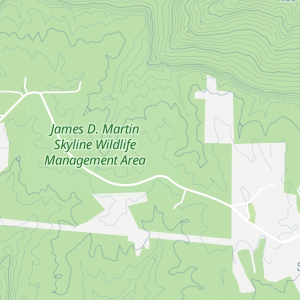 Map of Crow Mountain