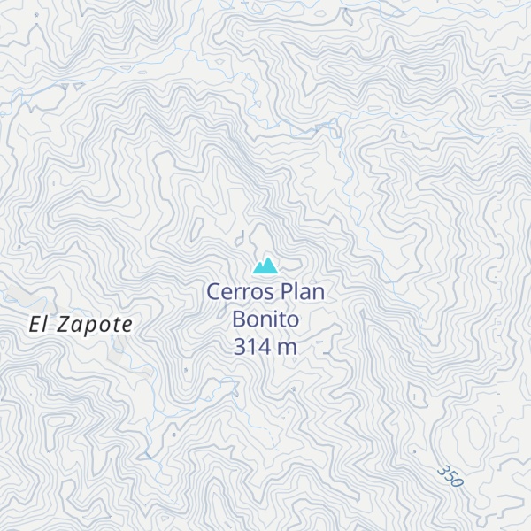 Map of Cerros Plan Bonito