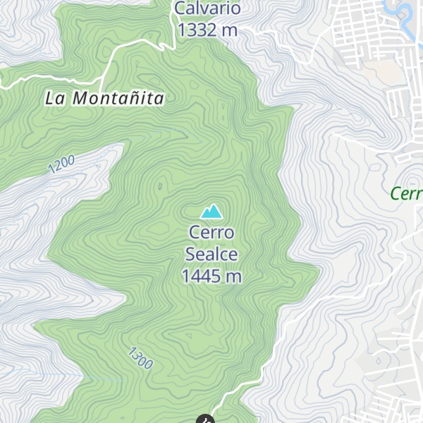 Map of Cerro Sealce