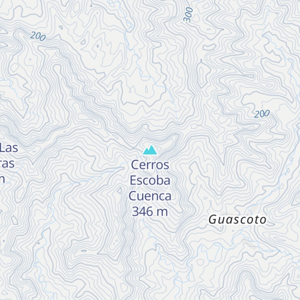 Map of Cerros Escoba Cuenca