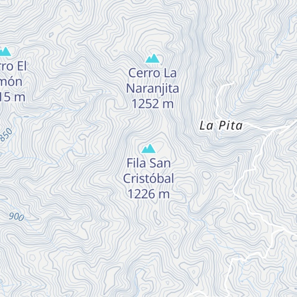 Map of Fila San Cristóbal