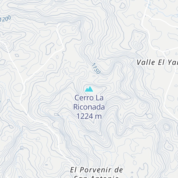 Map of Cerro La Riconada