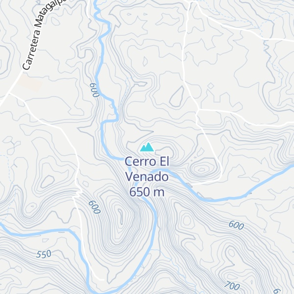 Map of Cerro El Venado