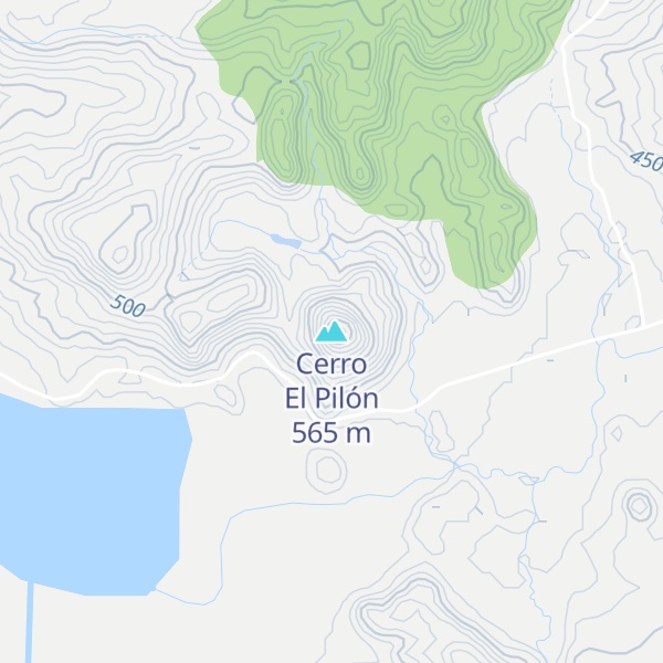 Map of Cerro El Pilón