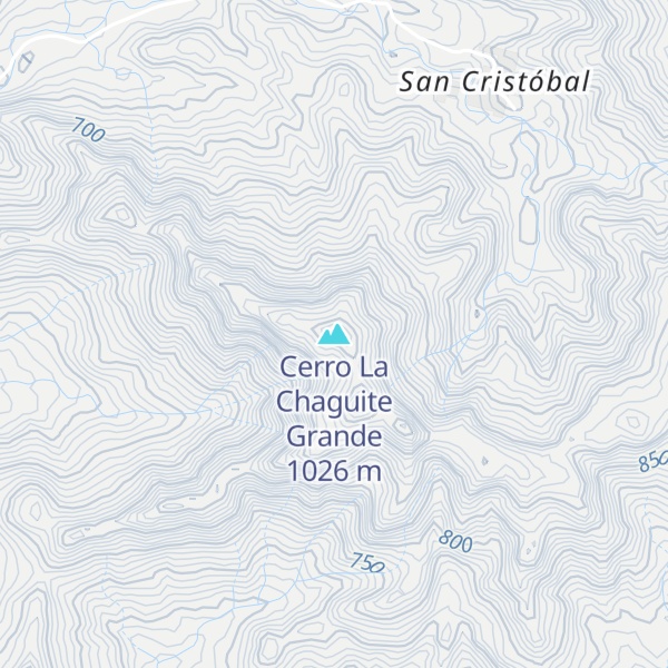 Map of Cerro La Chaguite Grande