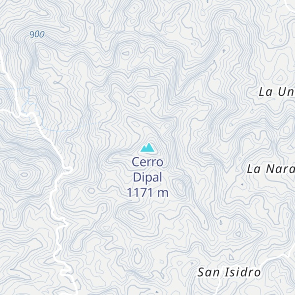Map of Cerro Dipal