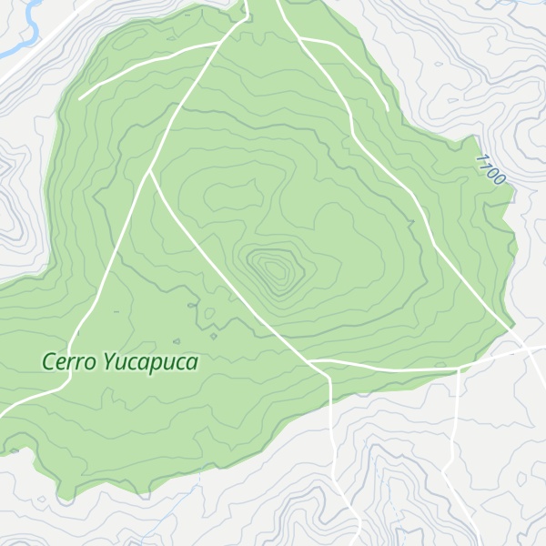 Map of Cerro Yucapuca
