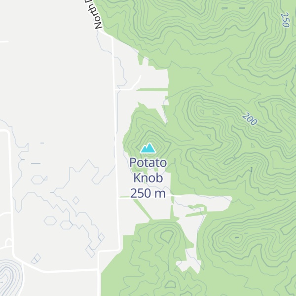 Map of Potato Knob