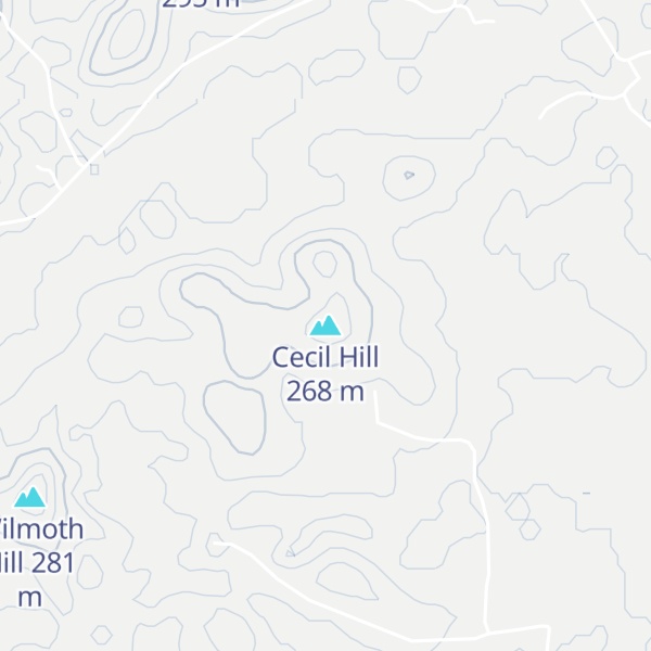 Map of Cecil Hill