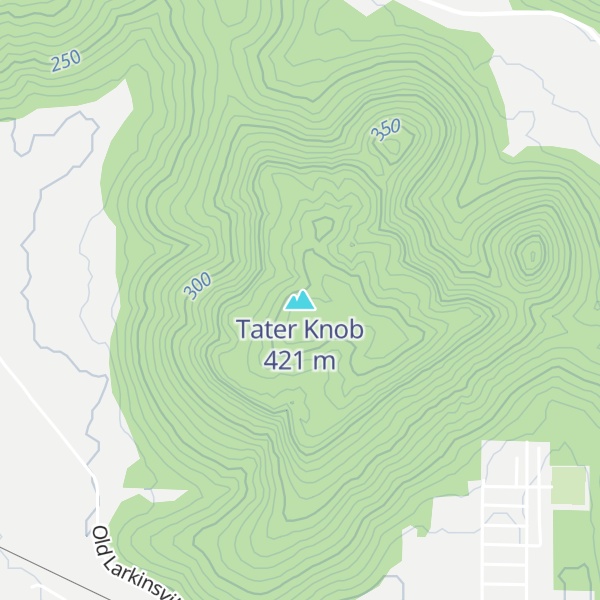 Map of Tater Knob
