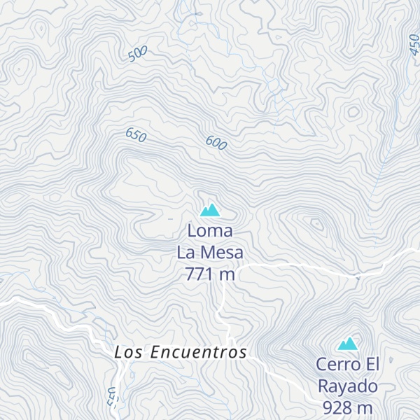 Map of Loma La Mesa