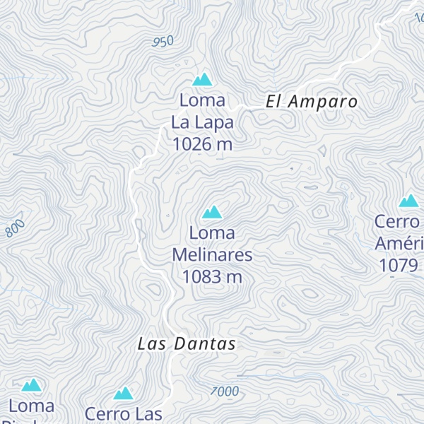 Map of Loma Melinares